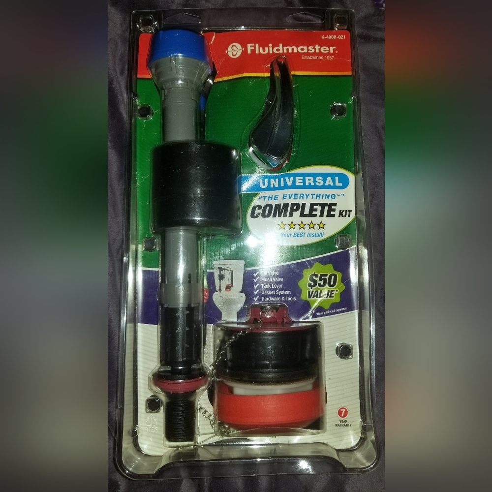 Universal Toilet Repair Fluidmaster: K-400H-021 Everything Kit With Tools